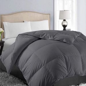 All Season King Size Soft Quilted Down Alternative Comforter Reversible